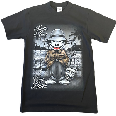 Felix Smile now Cry later Tee - Chicano Spot